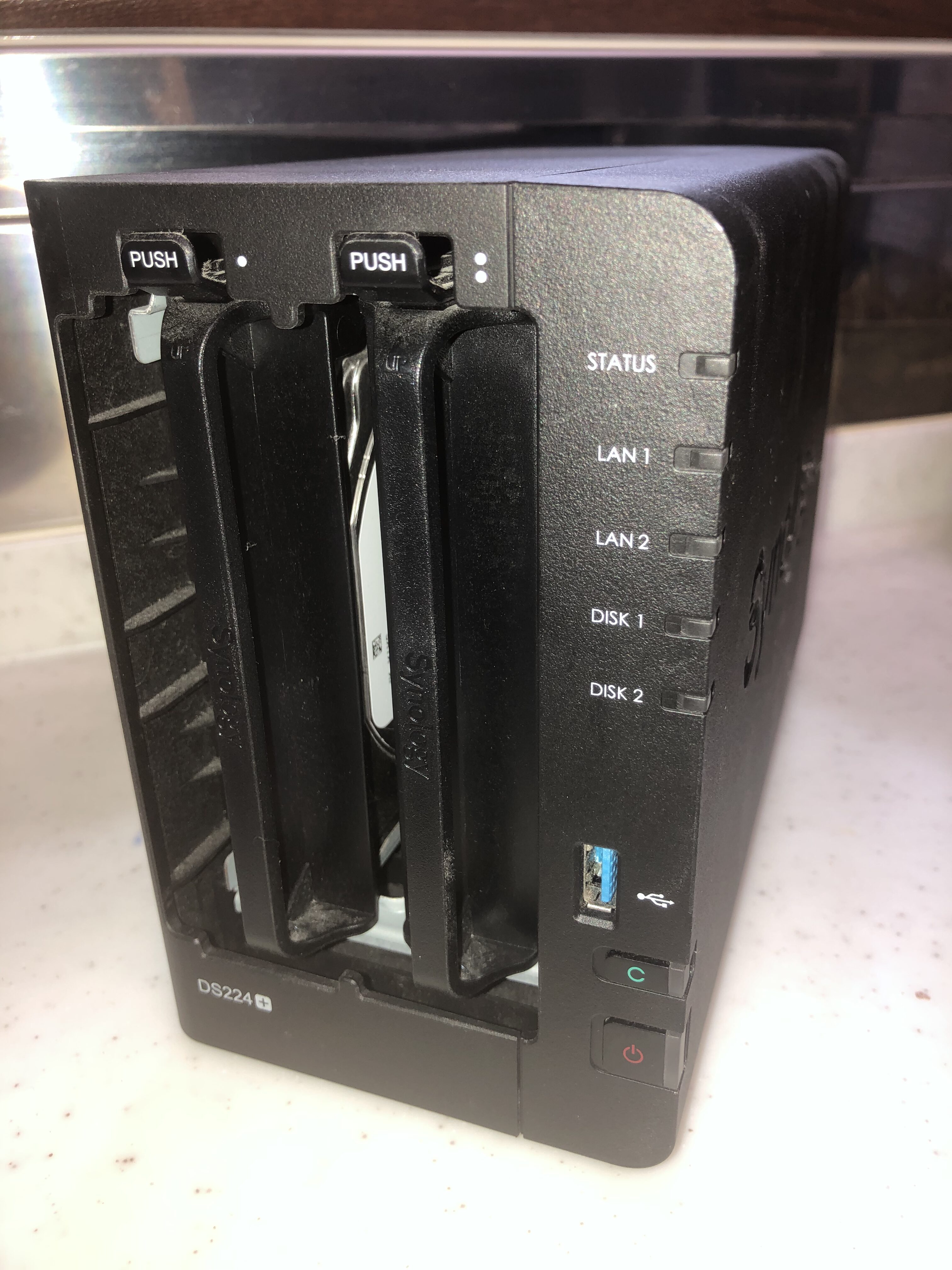 Synology NASキット 2ベイ DS224